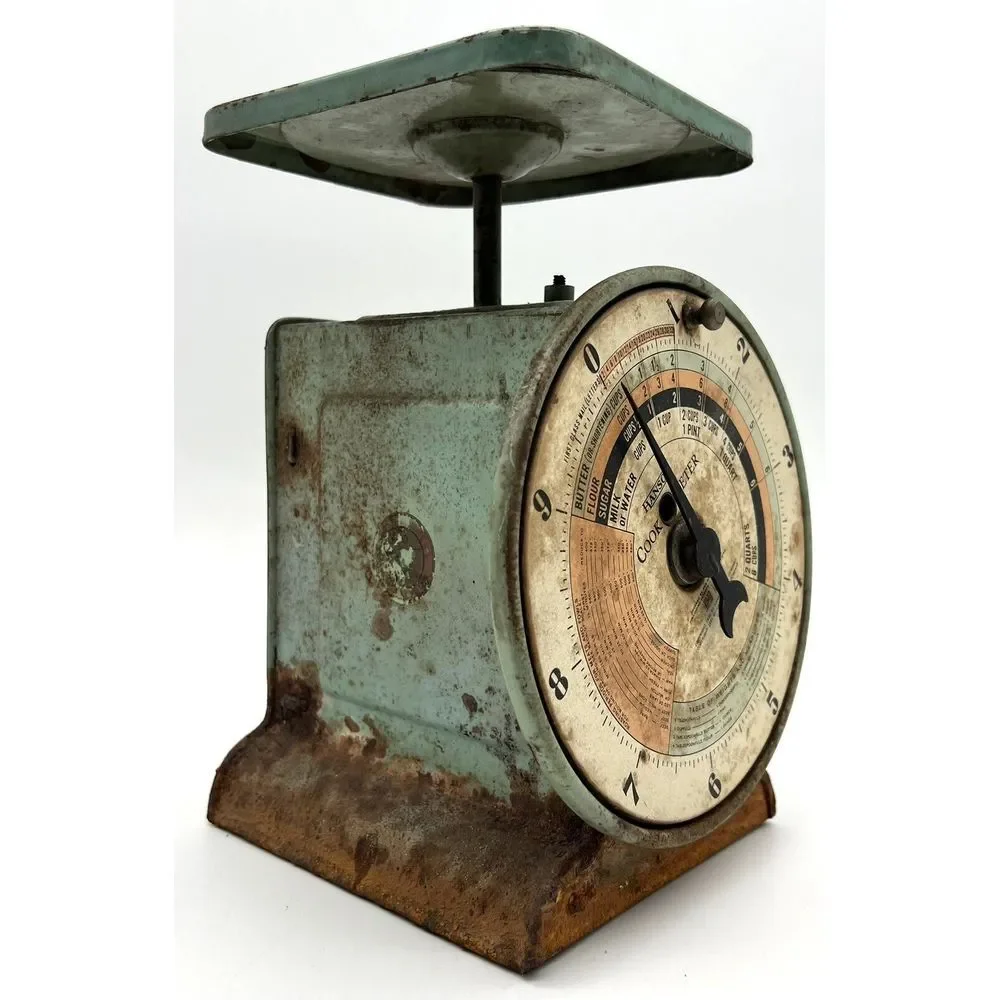 Antique 1930s Hanson Cook-O-Meter Kitchen‎ Scale 10 Pounds